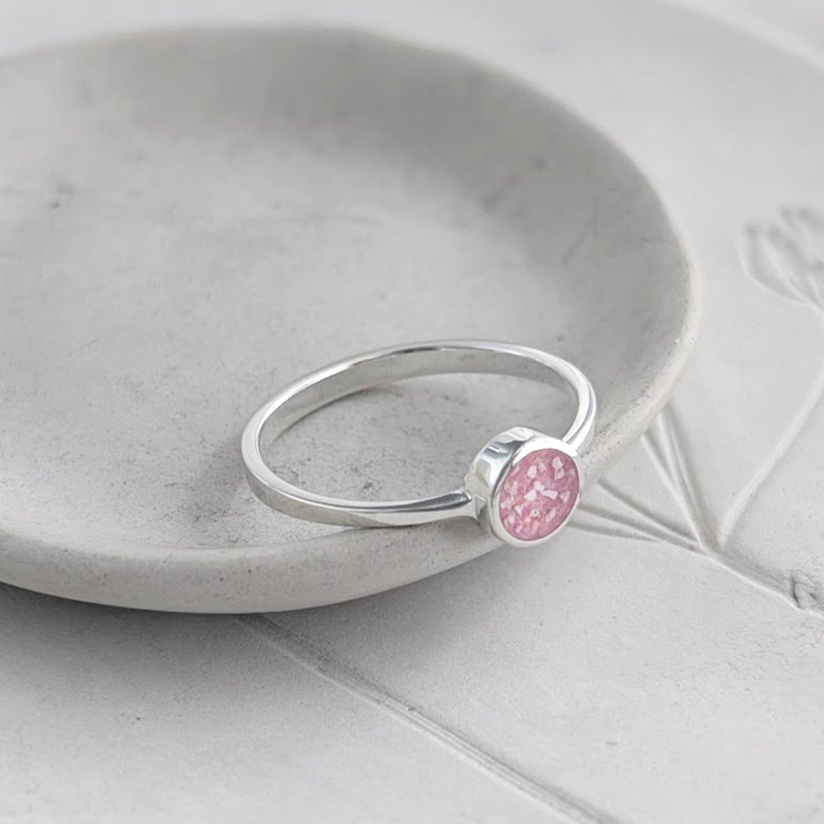 Memorial Ashes Jewellery Silver  and Gold Ring