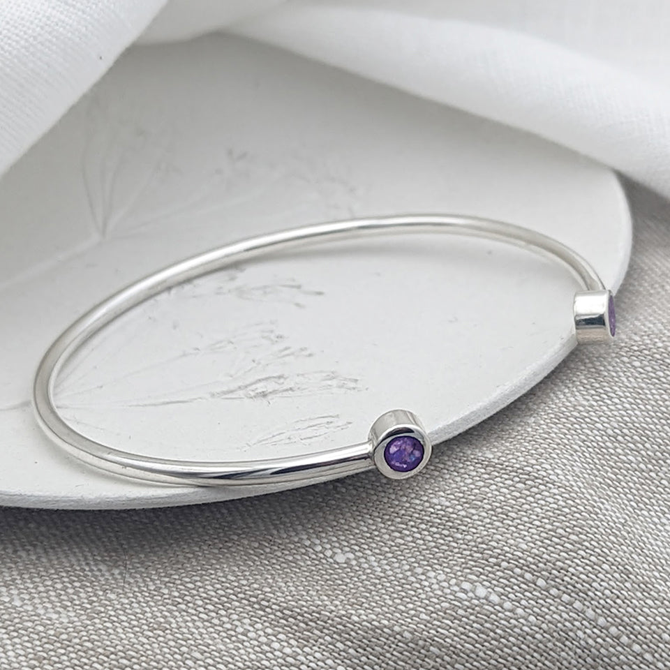 Memorial Ashes Torque Bracelet