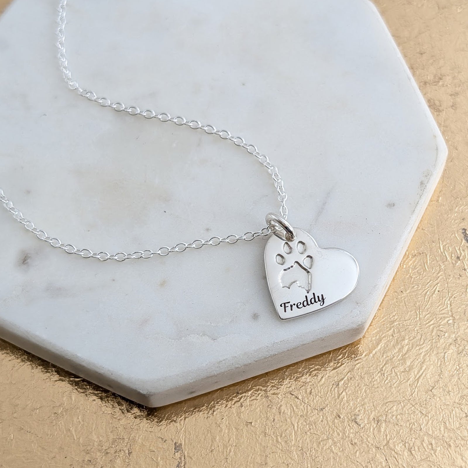 pet pawprint jewellery