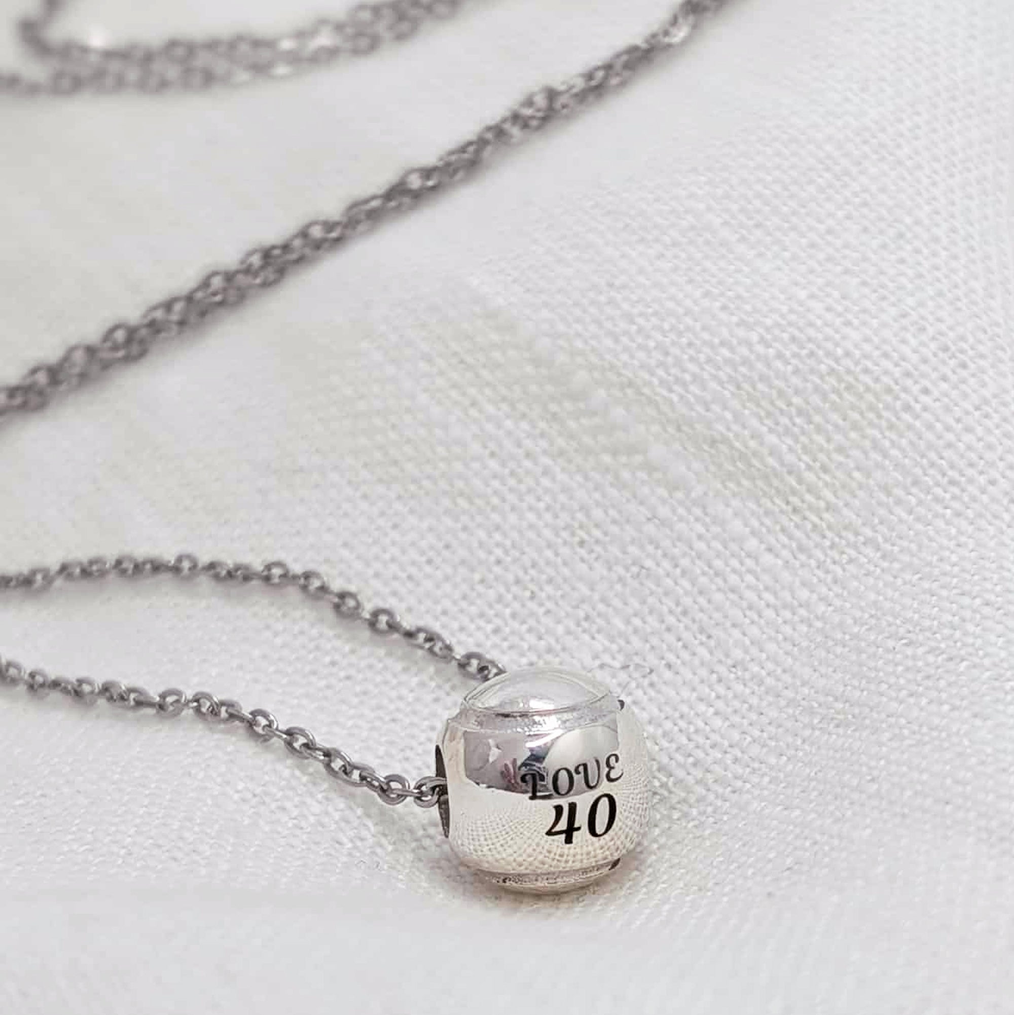 Anyone for Tennis? personalised tennis ball charm