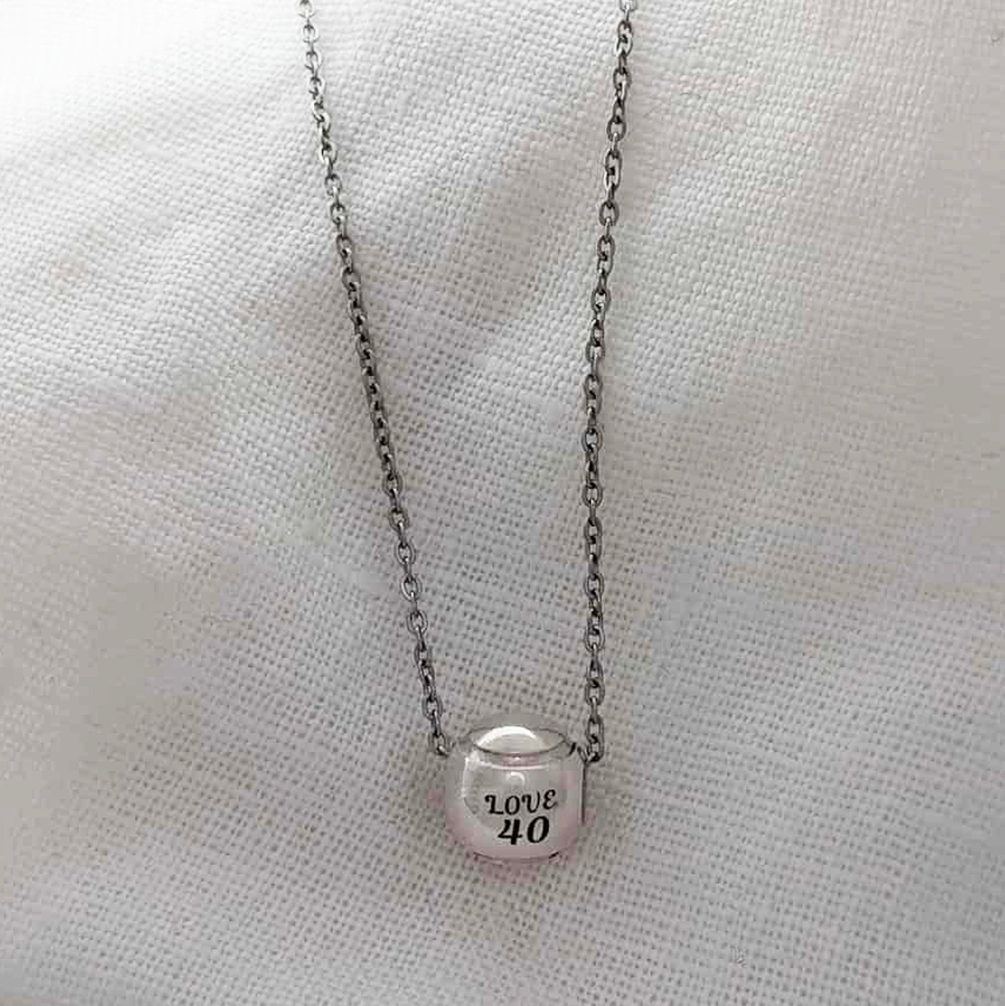 Anyone for Tennis? personalised tennis ball charm