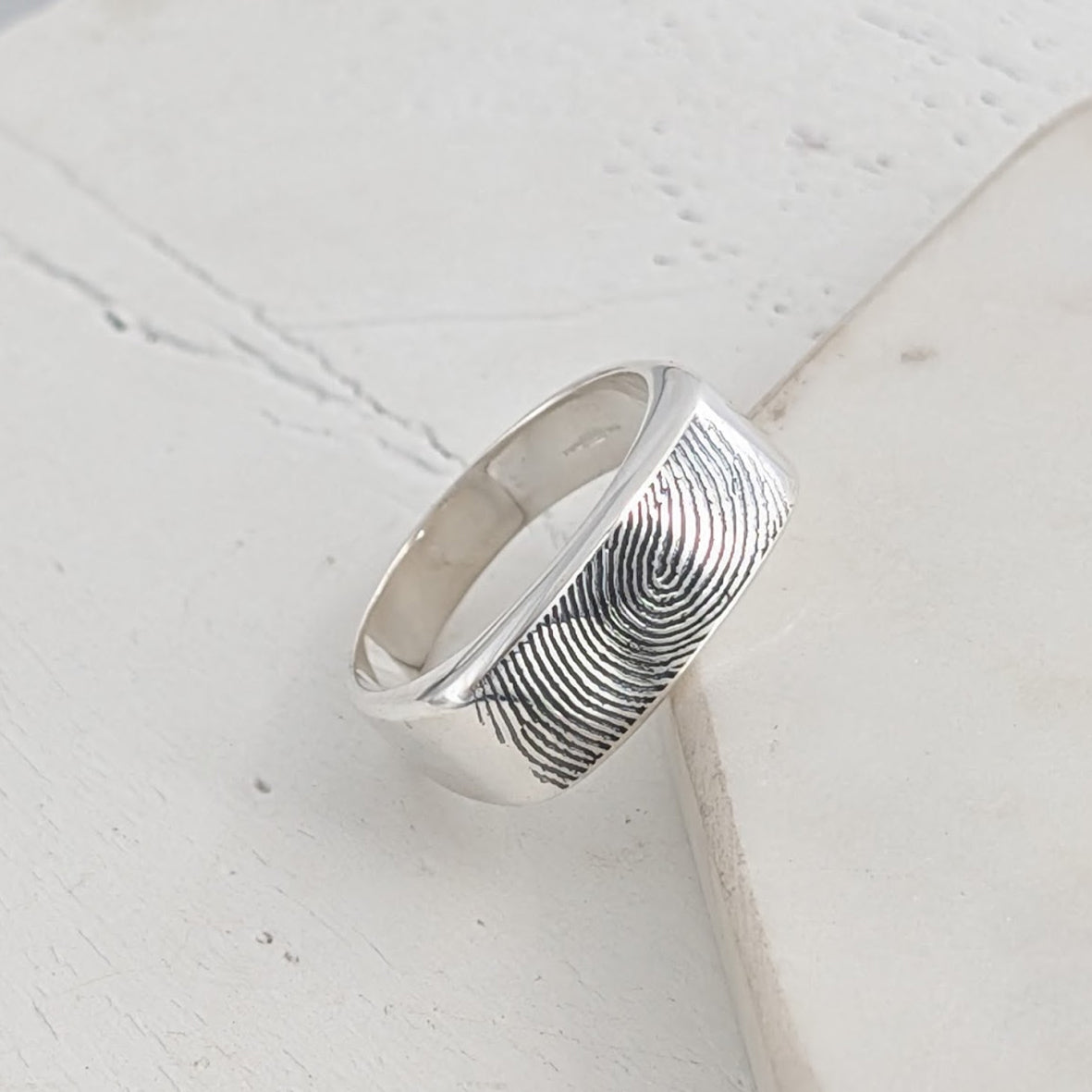 Fingerprint Signet Ring