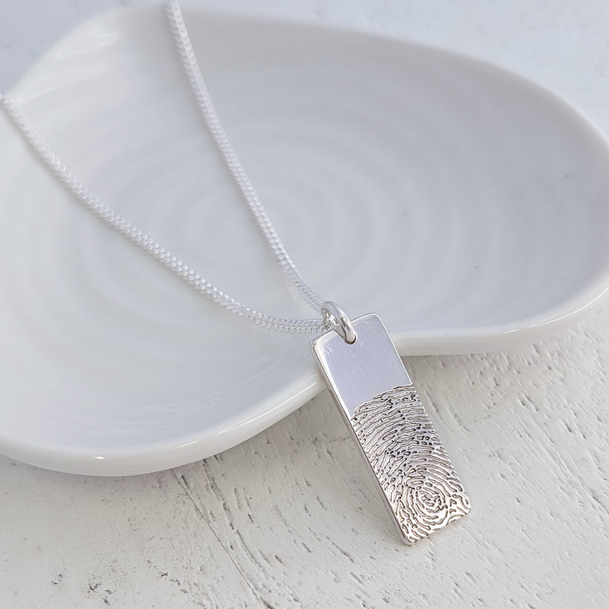 memorial fingerprint jewellery