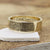 Solid Gold Fingerprint Wedding Ring | 9ct Gold | 18ct Gold | Yellow Rose & White Gold