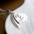 Baby Handprint and Footprint Triple Stacked Heart Charm Necklace in Silver or Gold
