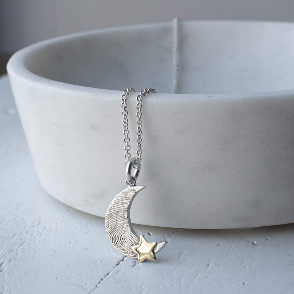 Memorial Fingeprint Jewellery | Celestial Jewellery