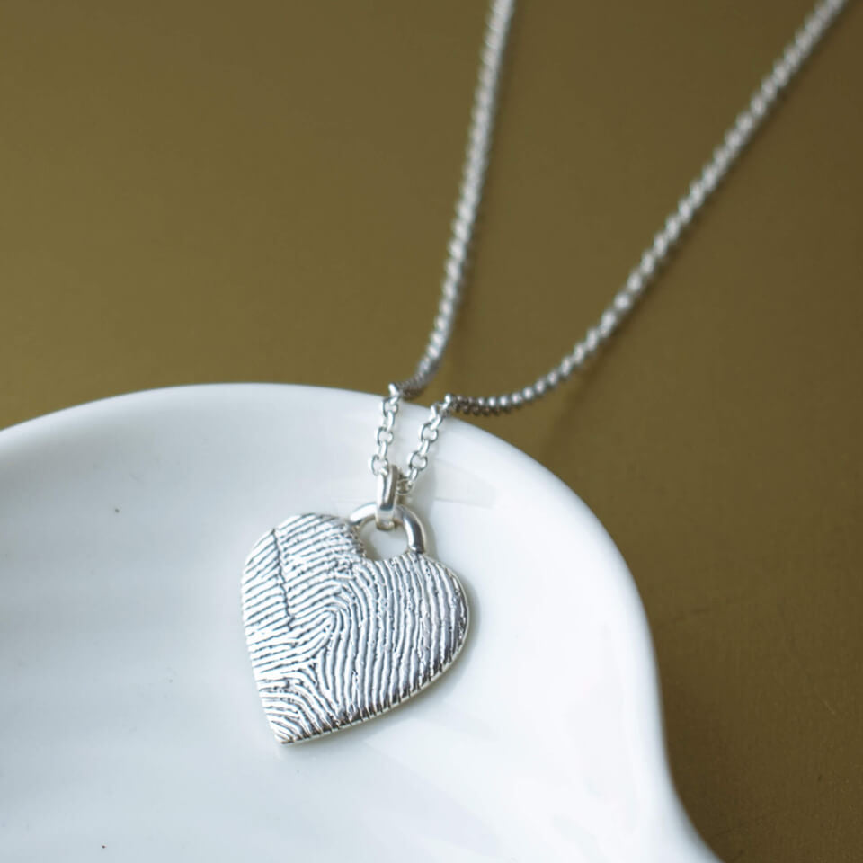 9ct Gold Heart Padlock Charm Necklace | Posh Totty Designs