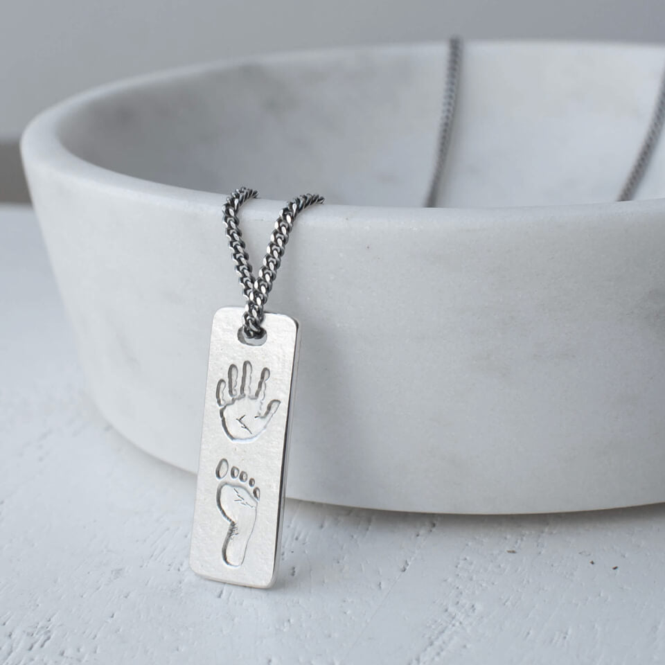 Baby handprint cheap bracelet