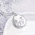 Personalised Childrs Drawing Droplet Necklace in silver or gold