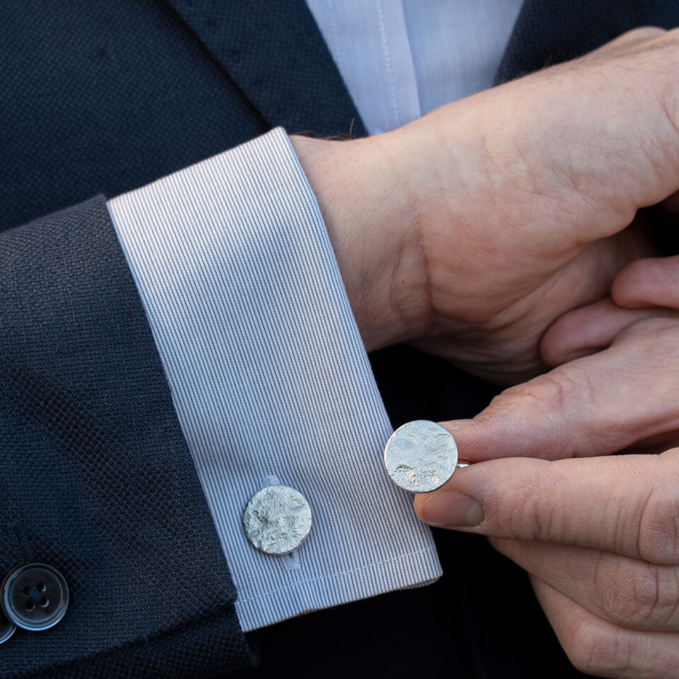 Cremation Ashes Cufflinks | Memorial Keepsakes for Men