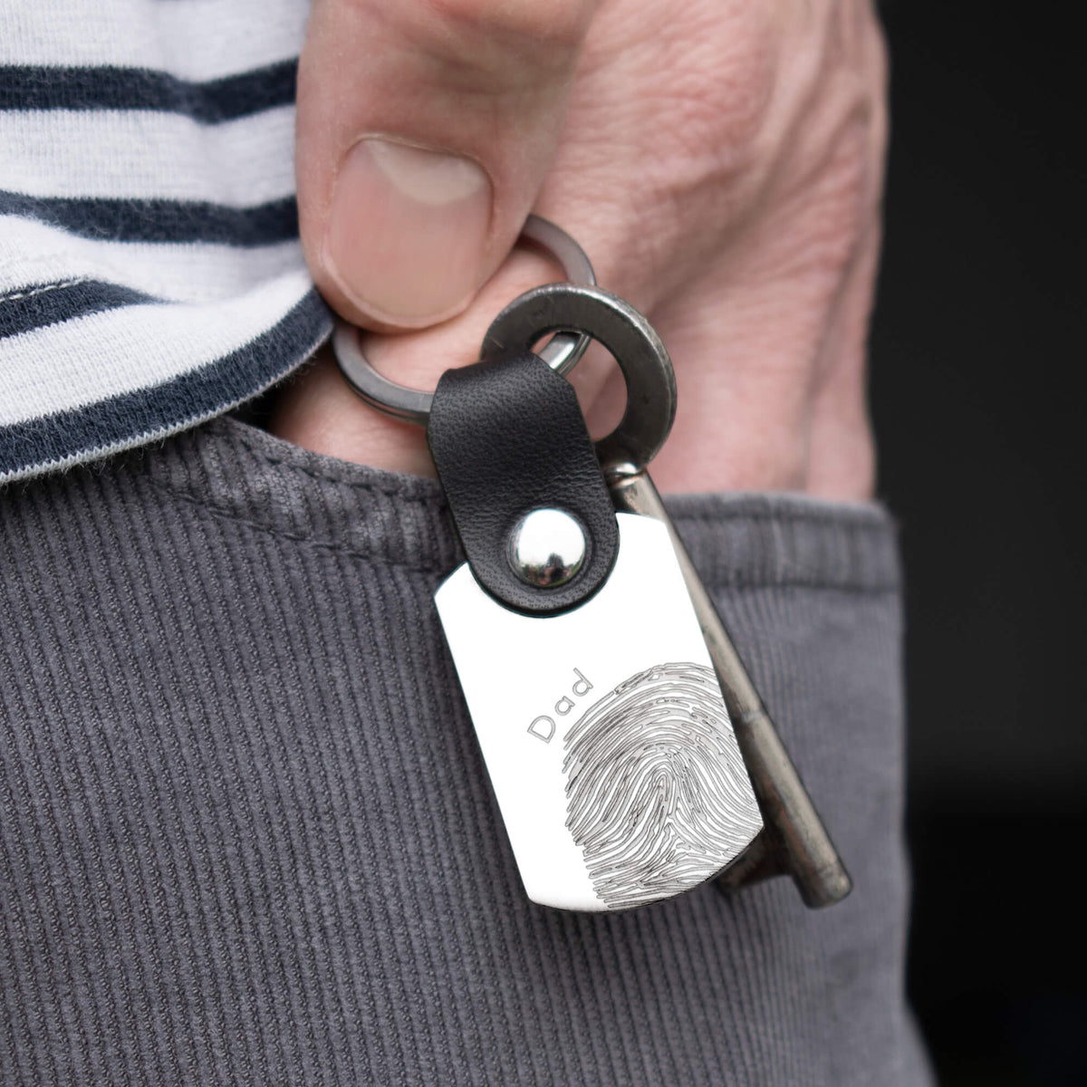 Fingerprint Keyring | Memorial Keyring