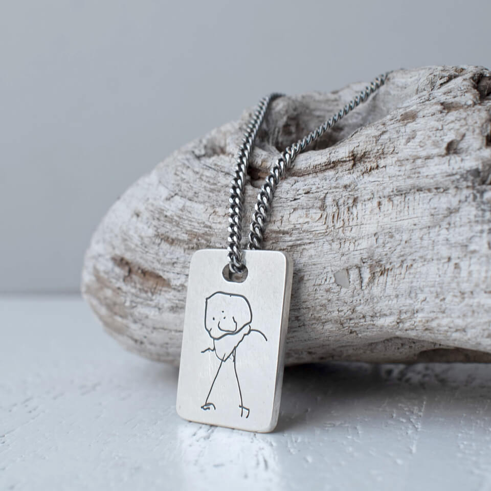 Personalised tag necklace shop