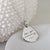 PERSONALISED HANDWRITTEN MESSAGE DROPLET NECKLACE