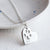 Personalised Pet Pawprint Heart Charm Necklace with name | Pet Memorial