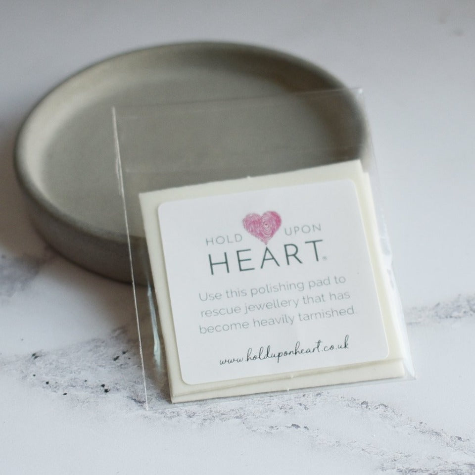 ANTI-TARNISH SILVER POLISHING CLOTH - Hold upon Heart