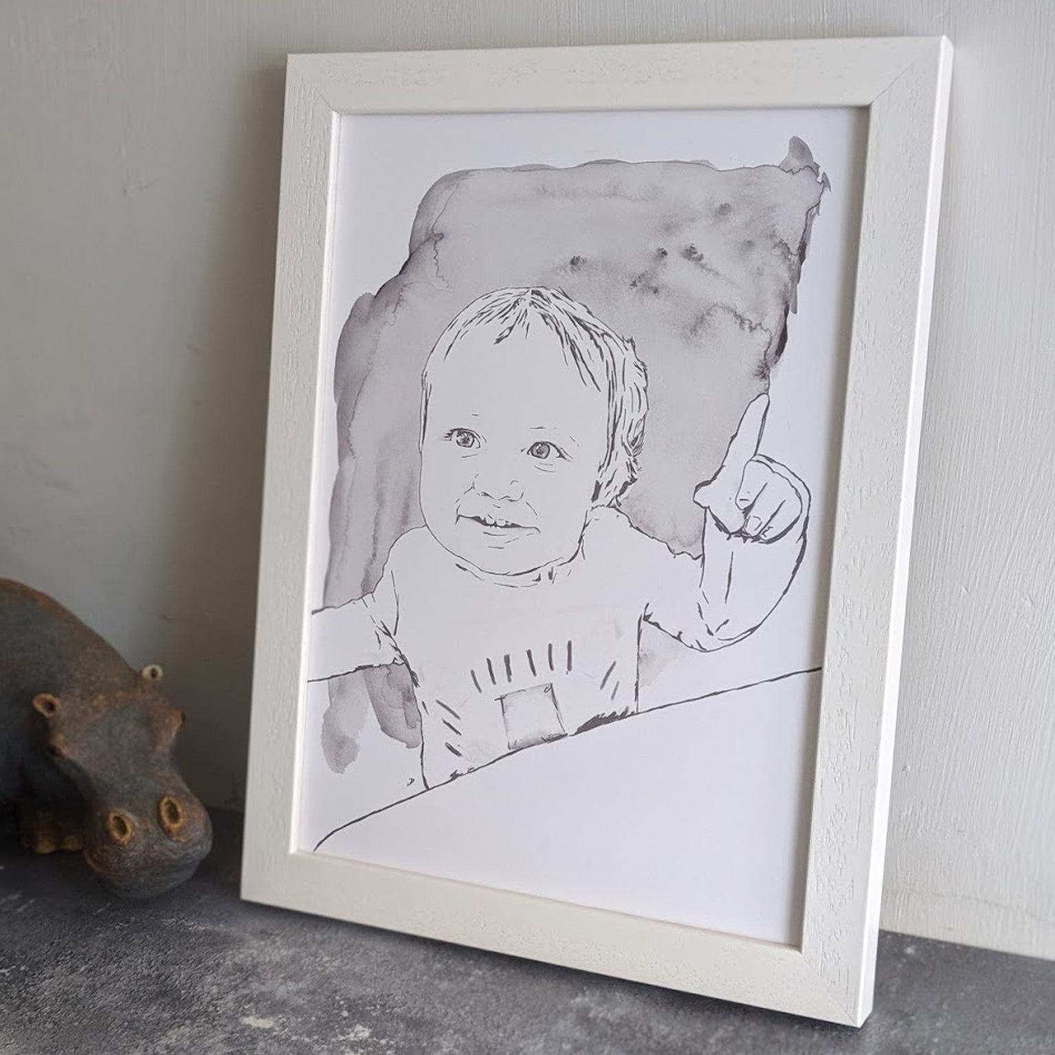 PERSONALISED COLOUR WASH PORTRAIT