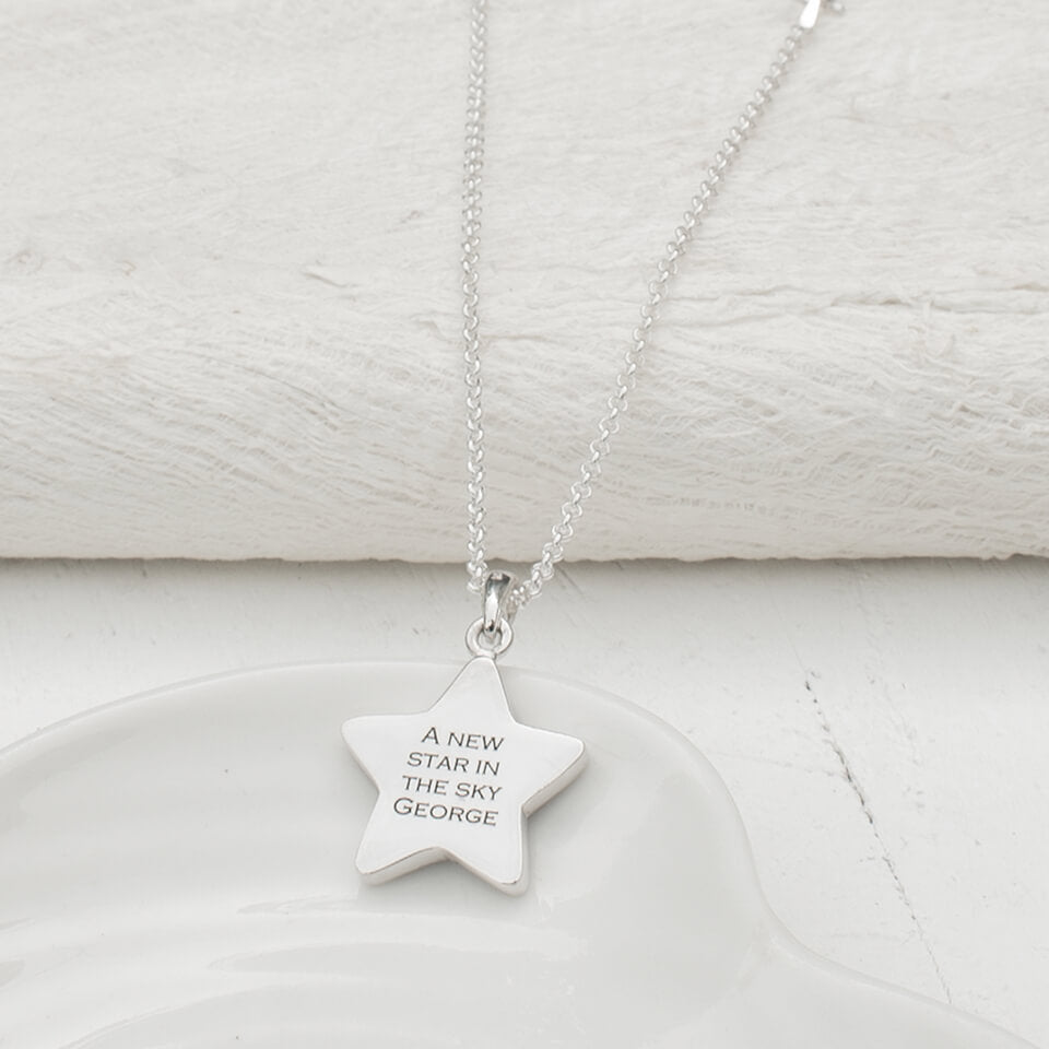 Memorial Ashes Star Necklace