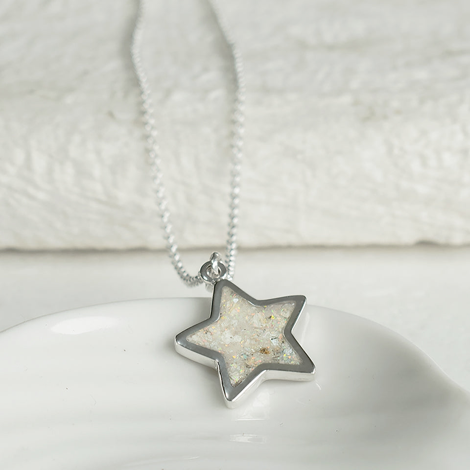 Memorial Ashes Star Necklace