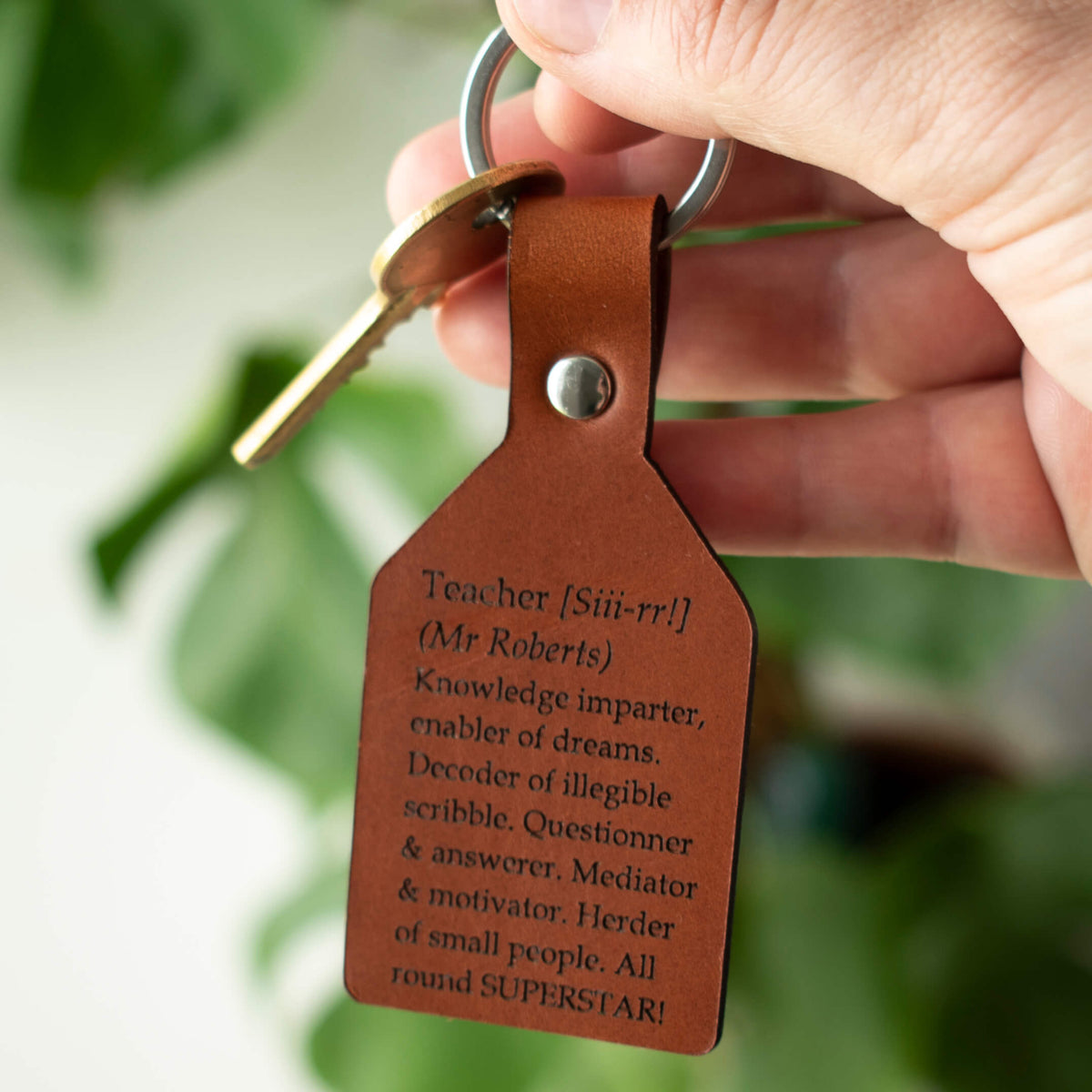 TEACHER GIFT KEYRING